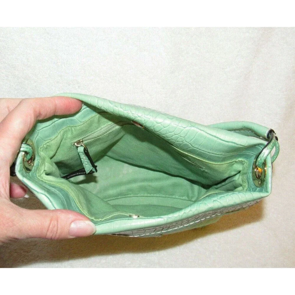 Liz Claiborne Vintage Small Mint Green Purse - Picture 2 of 6